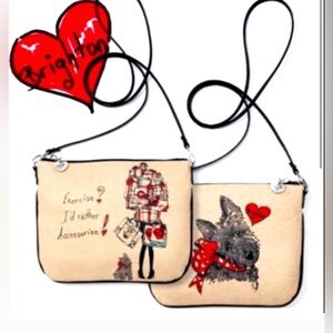 BRIGHTON Scottie Crossbody bag in sparkly linen - NWT